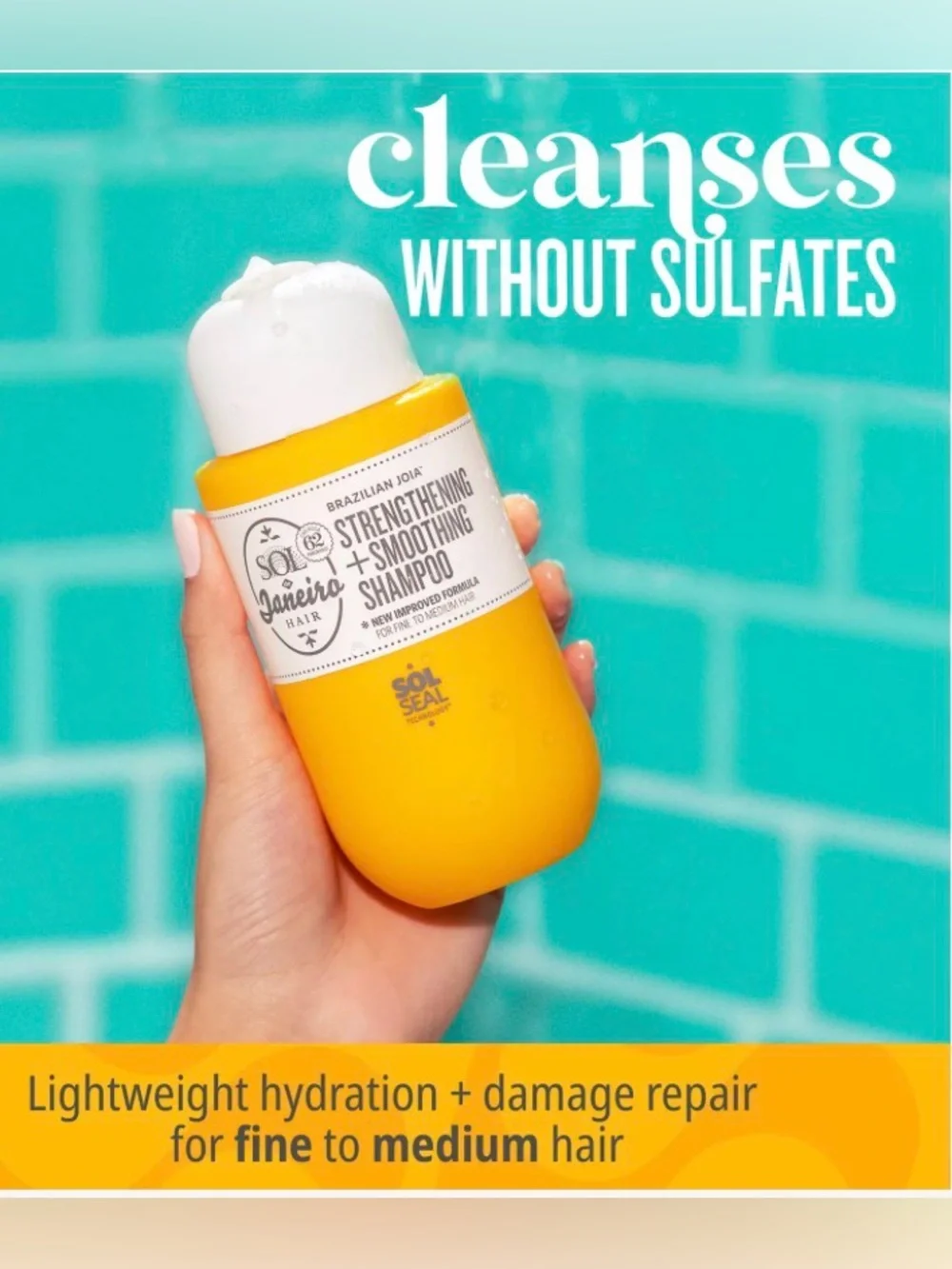Sol SHAMPOO Strengthening + Smoothing 3oz